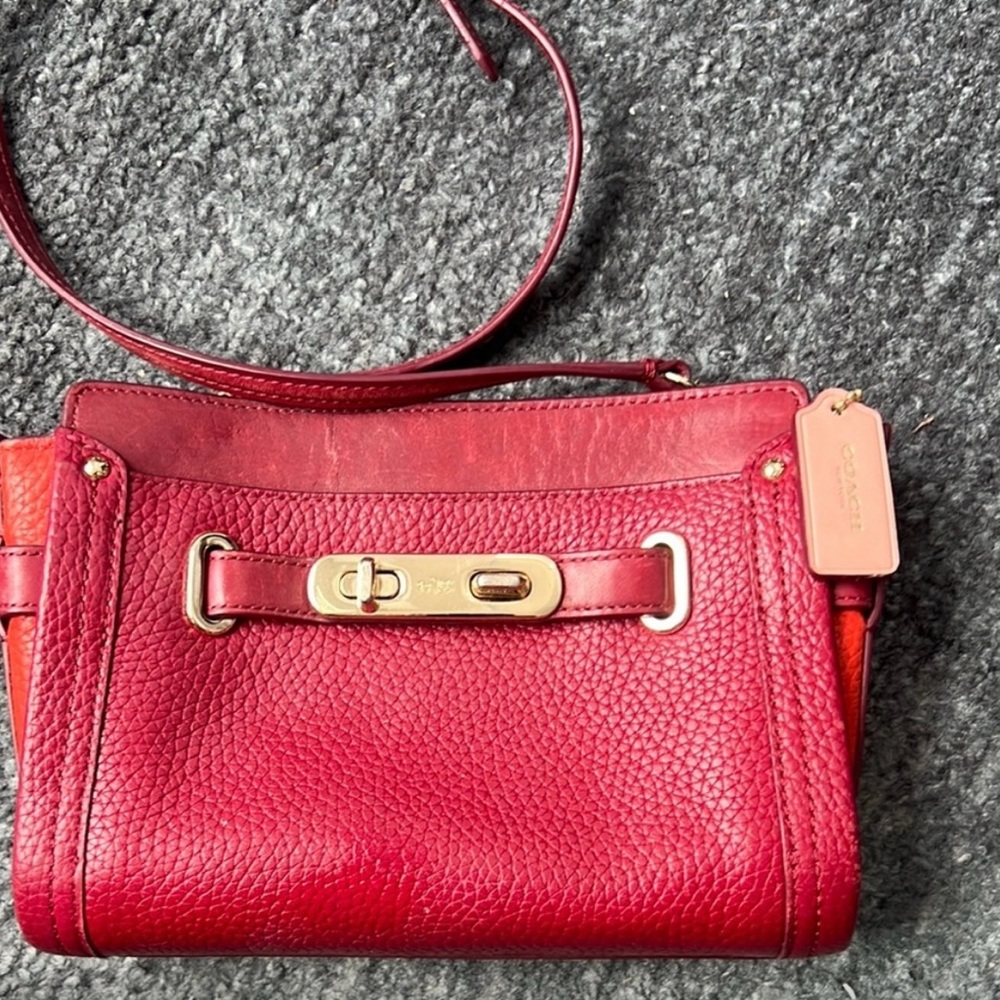 Coach Red Crossbody Bag